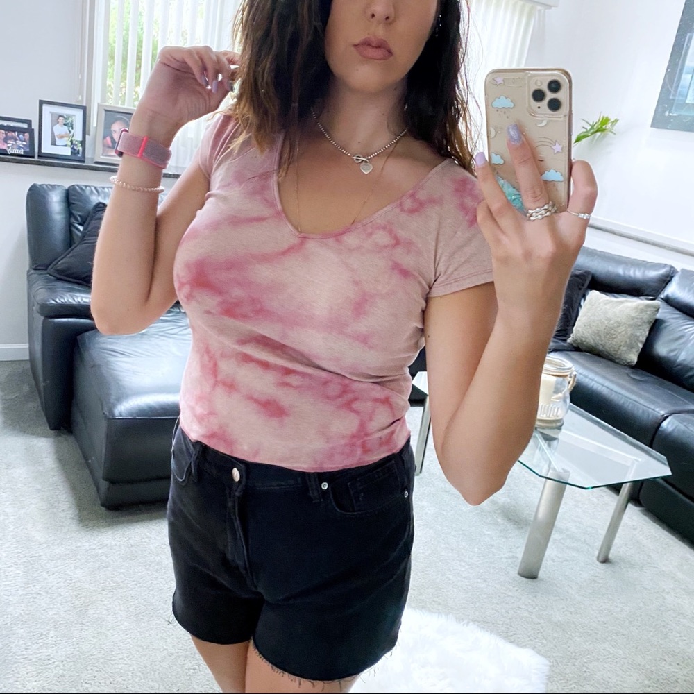 Bleach Dyed Wild Fable V-Neck